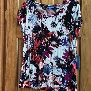Vera Wang Simply Vera floral T-shirt